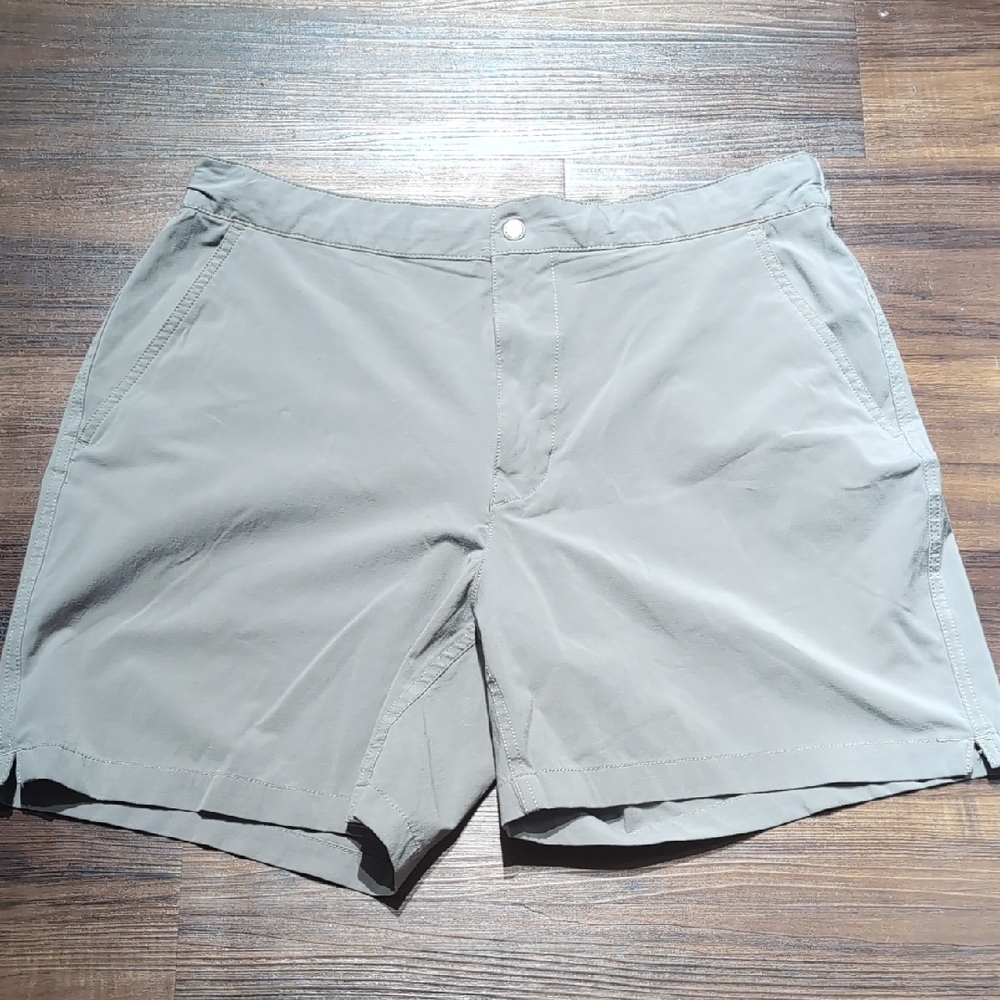 Buck Mason Light Gray Men's Flat Front Shorts